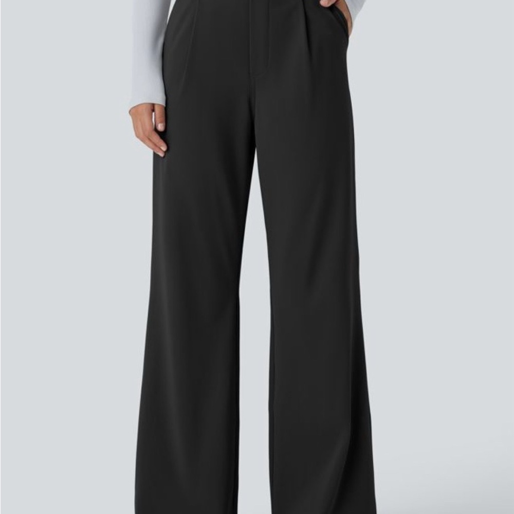 Halara Flex DayStretch High Wasted Pocket Work Women's Pants (talls) wide leg